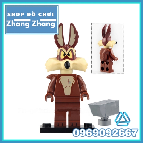 Đồ chơi xếp hình Porky gồm Petunia - Tweety Bird - Tazmanian Devil - Speedy Gonzales Wile Coyote Minifigures 91007 91012
