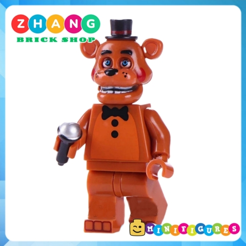 Xếp hình Chica - Bonnie - Foxy Spintraft - Freddy trong Five Night at Freddy Lego Minifigures WM6074