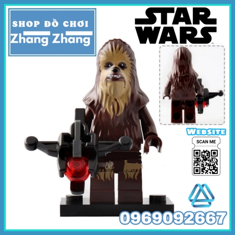 Xếp hình Star Wars Obi-Wan Imperial Guard Stormtrooper Darth Vader Jar Binks Han Solo Lego Minifigures Lele C015 022