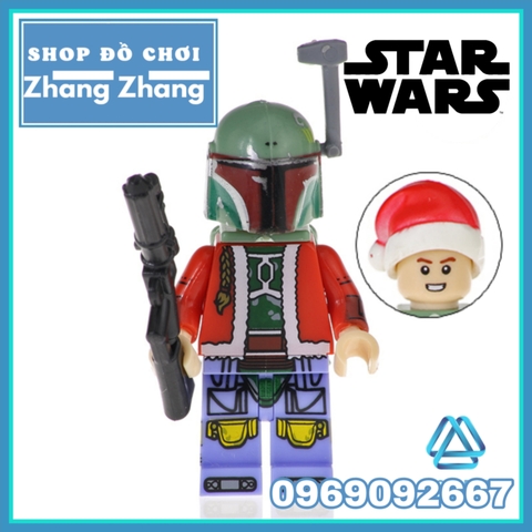 Xếp hình Star Wars Stormtrooper Darth Vader - Rebel Trooper Han Solo Leia Lego Minifigures Luke Skywalker POGO PG8200
