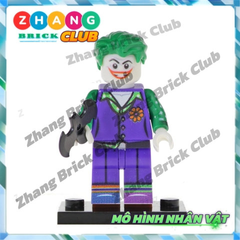 Xếp hình Batman : Arkham Harleen Victor Fries Quinzel Joker Reddier Catwoman Bane Lego Minifigures Pogo PG8186