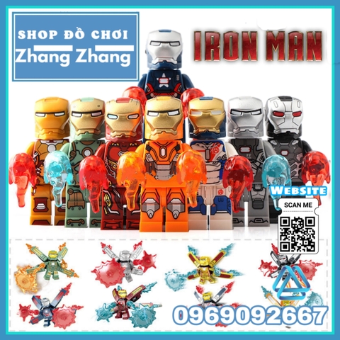 [59 hình] Bộ sưu tập Iron man The avengers Endgame Infinity War - Age of Ultron mới nhất Lego Minifigures SY1103