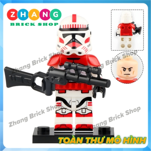 Xếp hình Star Wars Legion Coruscant Guard - Jesse - Imperial Stormtrooper Lego Minifigures Koruit KT1042