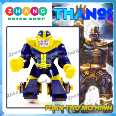 Đồ chơi Xếp hình Bigfigures Thanos Comics đại chiến vũ Marvel mới nhất Minifigures Jisi Decool 0288