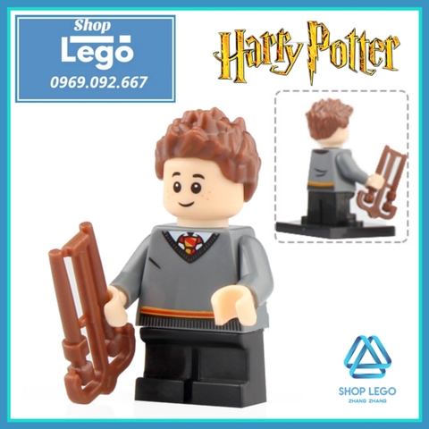 Xếp hình Hagrid - Seamus - Hermione - Ron Weasley - Harry Potter - Oliver Wood - Boyle - Marcus Lego Minifigures WM6045