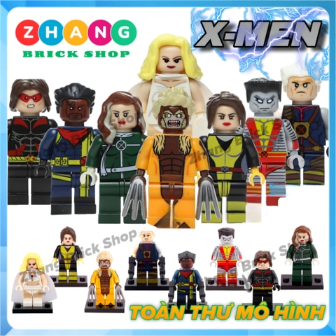 Xếp hình X-Men: Days of Future Past 2014 Siêu anh hùng DC Comics Lego Minifigures POGO pg8012