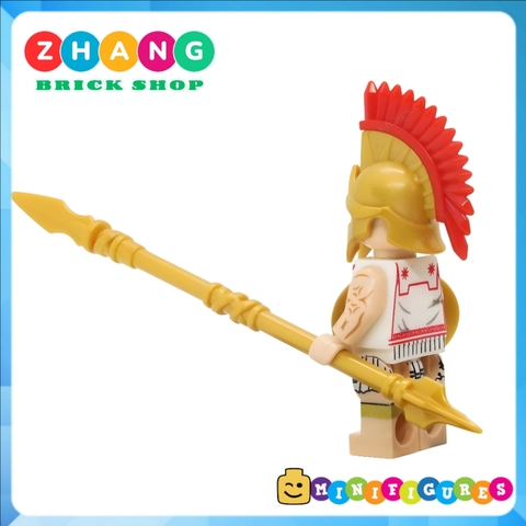 Xếp hình mô hình quân đoàn lính Hi Lạp Greece Hoplite Gladiator trung cổ Lego Minifigures Xinh X0320 Xh1769
