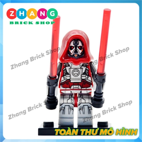 Xếp hình Star Wars Luke Skywalker - Ben Kenobi - Maul - Kao Darth Sidious - Anakin - C-3PO Lego Minifigures POGO PG8021
