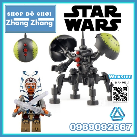 Xếp hình Star Wars robot chiến đấu cỗ máy Buzz Droid Lego Minifigures Koruit XP352
