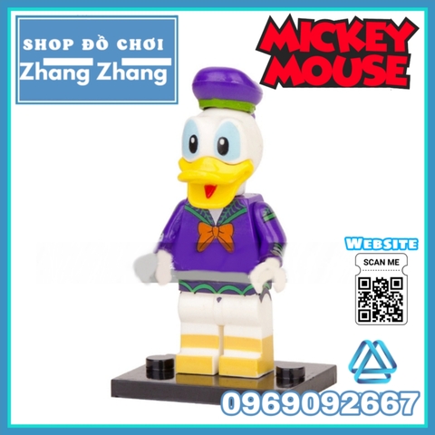 Xếp hình Vịt Donald và chuột micky và thú Ariel Lego Minifigures POGO PG8225