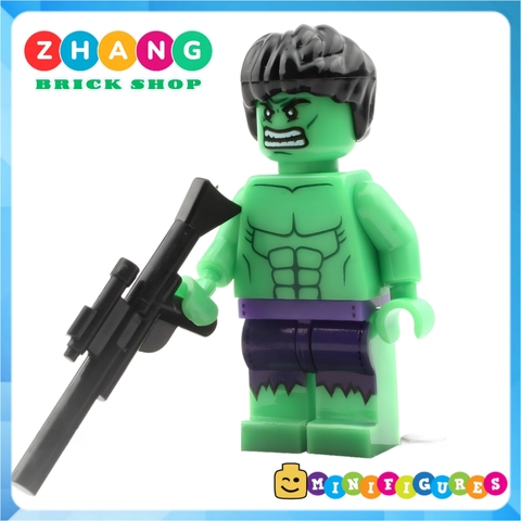 Đồ chơi Xếp hình Captain America gồm Hulk - Spider man - Thor Zod - Hawkeye - Iron man - Batman Minifigures Xinh 001 009