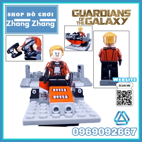Xếp hình Spider-Man Thor Star-Lord Vision Captain Marvel Thanos Nick Fury Lego Minifigures Hãng Lele 34074