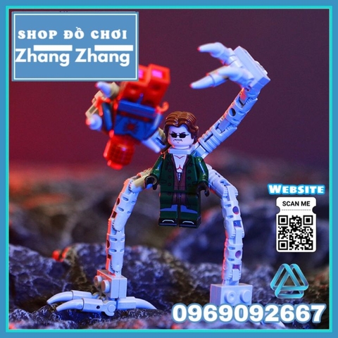Đồ chơi xếp hình Dr Octopus Doc Ock trong người nhện spider man Minifigures MG0201