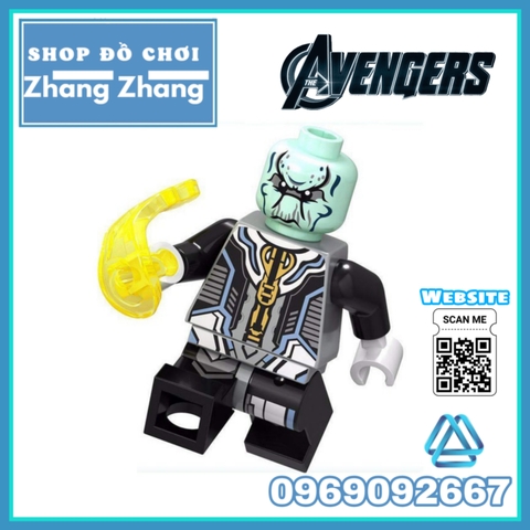 Xếp hình Iron man - Spider-man - Ebony Maw - Groot - Thor Dr Strage Black Widow Star-Lord Lego Minifigures Lele D033 040