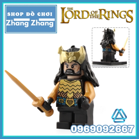 Xếp hình The Lord of the Rings Dwalin - Bifur - Bain - Balin - Thorin - Bilbo Baggins Lego Minifigures POGO PG8150
