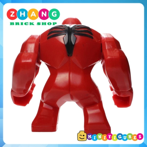 Xếp hình Carnage đại chiến Venom Symbiotic Spider Man Đỏ lego Minifigures bigfigures Xinh xh891