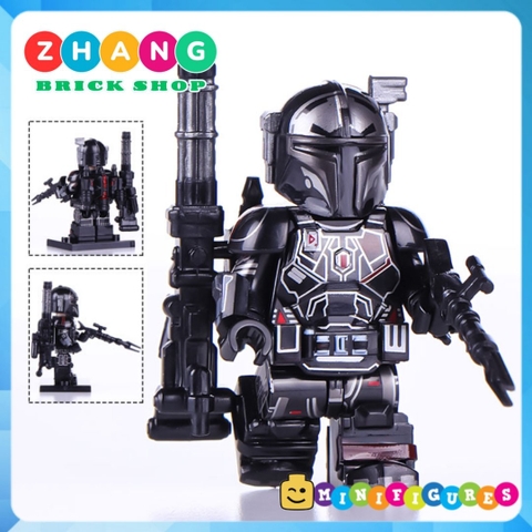 Xếp hình Star Wars Binh đoàn lính Heavy Infantry Mandalorian trong chiến tranh giữa các vì sao Lego Minifigures WM6094