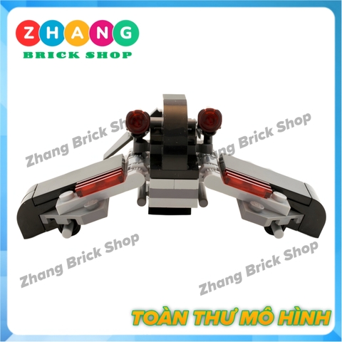 [119 hình] Xếp hình Star Wars phi thuyền vận chuyển Imperial Trooper Transport 4 lính Lego Minifigures K-002