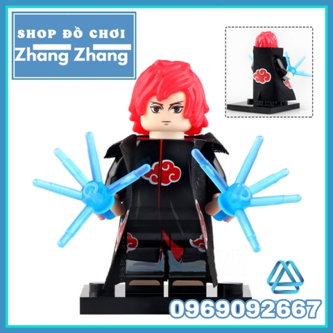 Xếp hình Naruto Tatasciore - Tobi - Uchiha Sasuke - Deidara - Madara - Obito Kisame Sasori Lego Minifigures Kopf KF6118