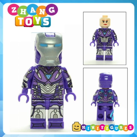 Xếp hình Iron man Wonder woman Anti Spider-Man Captain America Aquaman Marvel DC Comics Lego Minifigures POGO PG8209