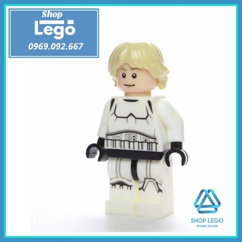 Xếp hình Star Wars Han Solo - Shaak Ti - Luminara Unduli - Luke Skywalker - Oola MTarkin Lego Minifigures POGO PG8051