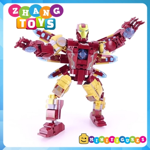 [427 hình] Xếp hình Bộ Iron man Hulkbuster MK85 mới nhất 2019 Avengers Endgame Lego Minifigures Xinh X9009 xh9009