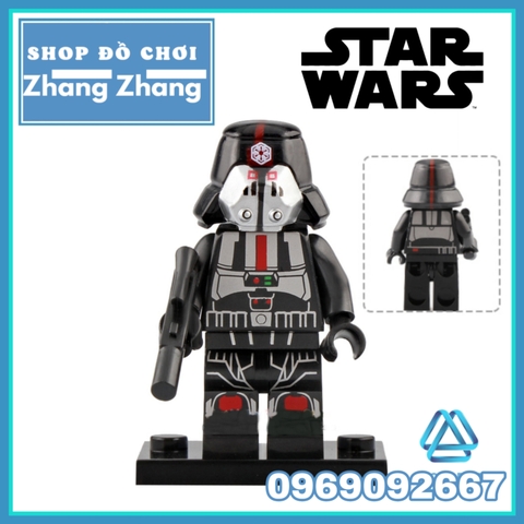Xếp hình Star Wars Sith Trooper - Han Solo - Luke Skywalker- Snoke- George Lucas Lego Minifigures WM6039
