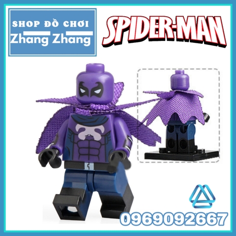 Xếp hình Spider-Man - Miles Morales - Spider Gwen - Prowler - Green Goblin - Spider Man Noir Lego Minifigures Wm wm6052