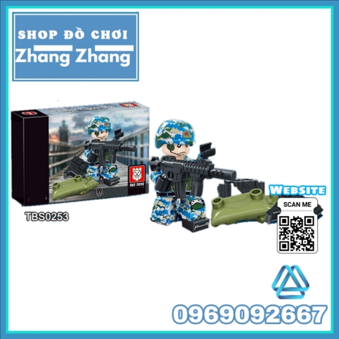 Đồ chơi Xếp hình lực lượng Thủy Quân lục chiến Navy Military Lego Minifigures Tbstoys Tbs53-58
