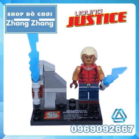 Xếp hình Nightwing Aqualad Artemis Miss Martian Superboy Kid Flash Red Robin Young Justice Lego Minifigures SY250