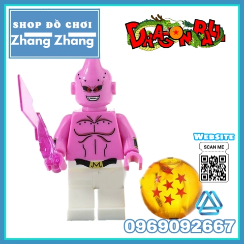 Xếp hình Dragon Ball🐉Songoku Vegeta Bardock Gohan Tien Perfect Cell Majin Buu Bulma Lego Minifigures Kopf KF6030
