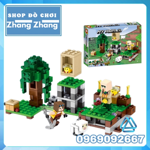Xếp hình My World mô phỏng theo trò chơi Minecraft dành cho bé Lego Minifigures DLP1203