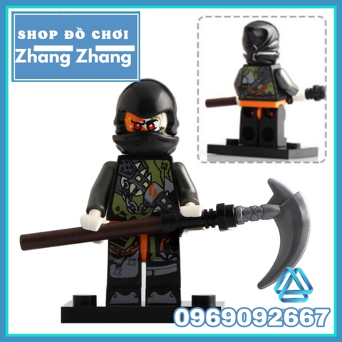 Xếp hình Ninjago Skylor - Jay - Jet Jack - Kai - Zane- Skullbreaker- Muzzle - Cole Lego Minifigures Lele A017 024