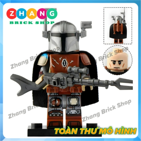 Xếp hình Star Wars Mandalorian Jango Boba Mando Fenn Rau Lego Minifigures KT1041