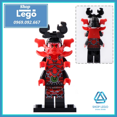 Xếp hình Ninjago : Masters of Spinjitzu Mới nhất Pythor Kozu 2019 Lego Minifigures Xinh X0143