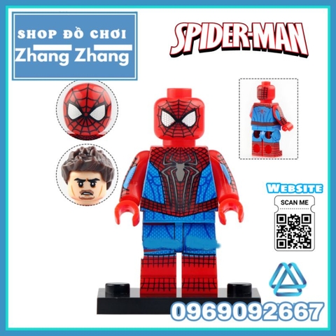 Đồ chơi xếp hình Người nhện Spider Man Doctor Octopus Electro Green Goblin Sandman Minifigures Xinh X0328
