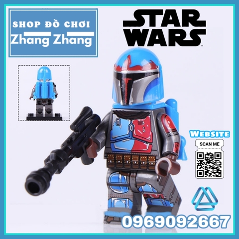 Xếp hình Star Wars The Mandalorian Mới nhất 2020 chiến tranh giữa các vì sao Lego Minifigures WM6092