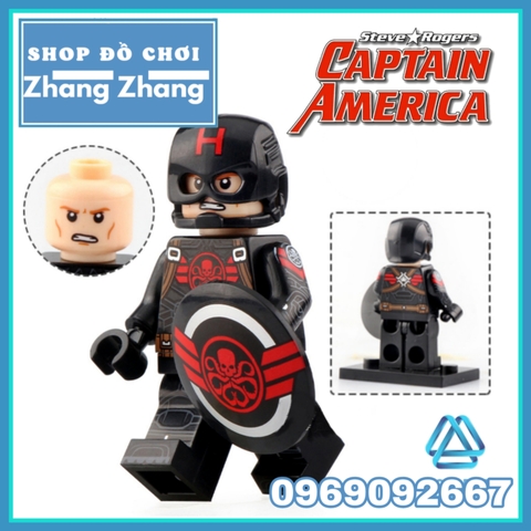 Xếp hình Captain America tuyển tập mới nhất Lego Minifigures Koruit KT1031