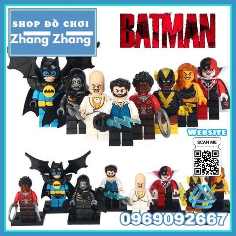 Xếp hình Logan Batman Harley Quinn Comics Lego Minifigures POGO PG8111