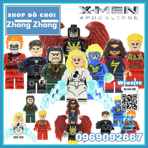 Xếp hình Fantastic Four Siêu anh hùng siêu rẻ siêu đẹp Lego Minifigures POGO PG8065