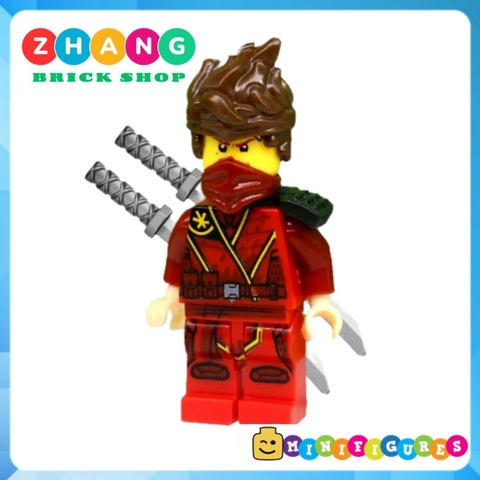 Đồ chơi xếp hình Ninjago Kai Zane Cole Lloyd Jay đại chiến Thunder Keeper trong Ngôi làng rừng xanh Minifigures