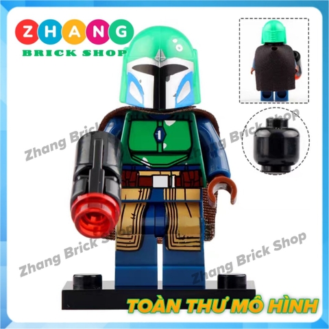 Xếp hình Star Wars Rey
 - Boba Fett
 - Ben Kenobi 
 - Jango Fett
 - Mandalorian Warrior Lego Minifigures G G0102