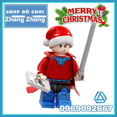 Xếp hình Giáng sinh Siêu anh hùng X-men, batman, venom mới nhất 2019 Lego Minifigures POGO PG8199