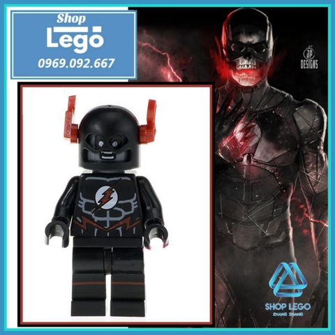 Xếp hình Black Flash Tia chớp đen Lego Minifigures Kopf KF2013 KF8020
