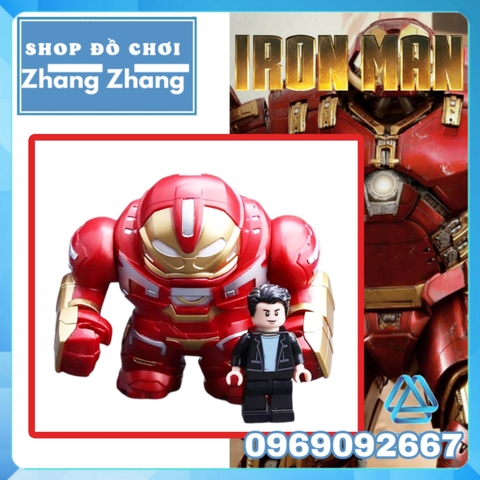 Xếp hình Hulkbuster Ironman Avengers Age of Ultron phong cách Chibi Lego Minifigures Decool 0316 Jisi 10316
