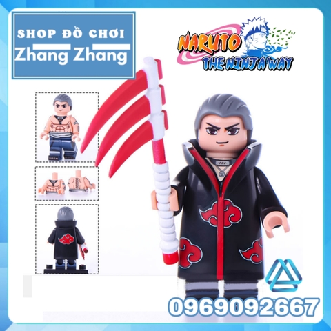 Xếp hình Uchiha Obito - Uzumaki Naruto - Uchiha Sasuke - Hatake Kakashi Sasori Hidan KakuzuPein Lego Minifigures WM6105