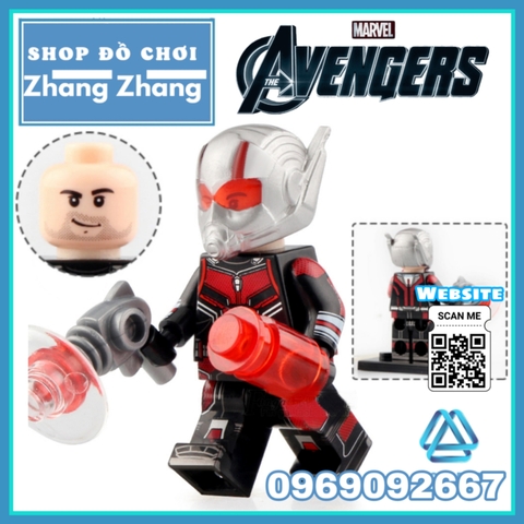 Xếp hình Avenger Thor Captain Marvel Ant man dr Strage  Wasp Scarnet Witch War Machine Iron Man Lego Minifigures Wm6063