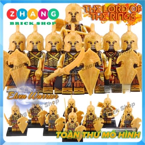 Xếp hình Chiến binh Tộc tiên Elves - The hobbit - Chúa tể những chiếc nhẫn Lego Minifigures Koruit KT1032