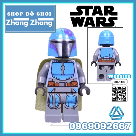 Xếp hình Star Wars Mandalorian Zuckuss Elrik Vonreg Boolio Astraal Vao Lego Minifigures POGO PG8282