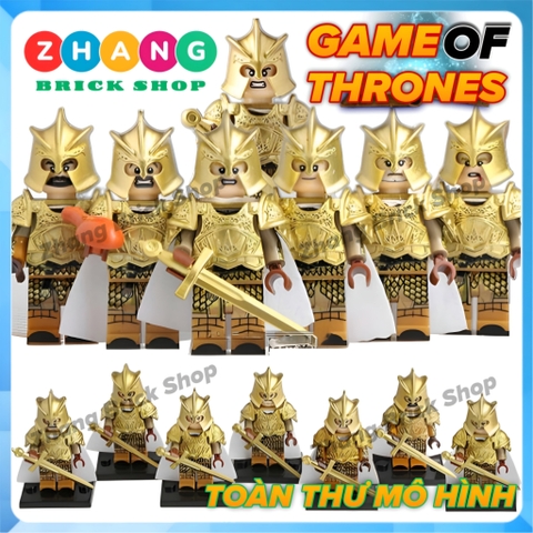 Xếp hình New Game of Thrones Kingsguard Jaime Lannister - Meryn Trant Lego Minifigures Pogo Koruit KT1001